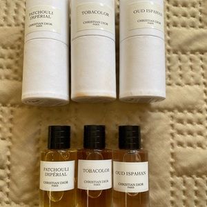 Christian Dior travel size fragrances .25 oz